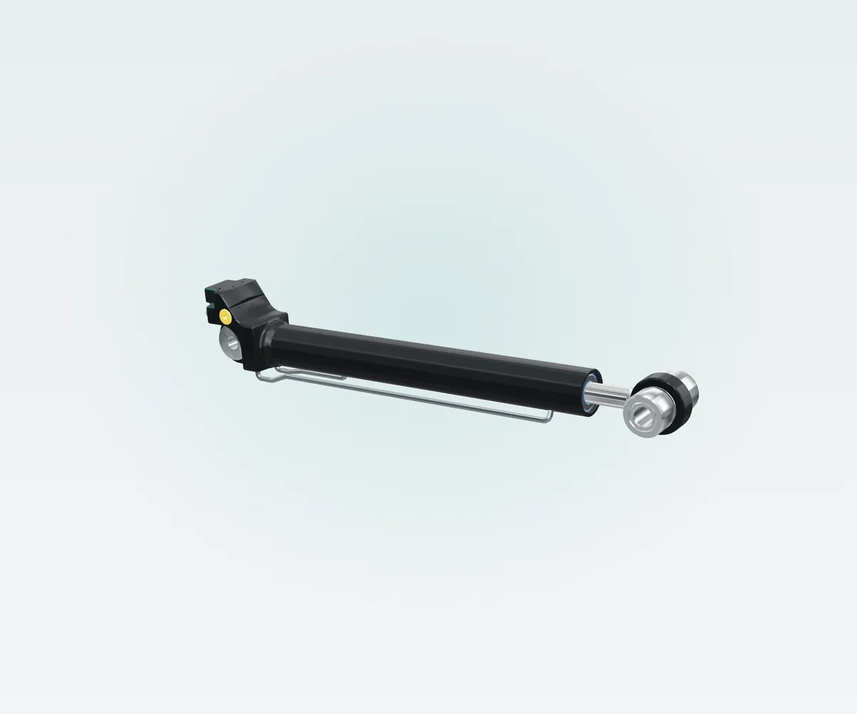 HYDCAB · Hydraulic Equipments: Cylinder tube, Cylinder rod, Cylinder base, Piston, Gland, Cylinder sealing, Hydraulic fitting, Rod end